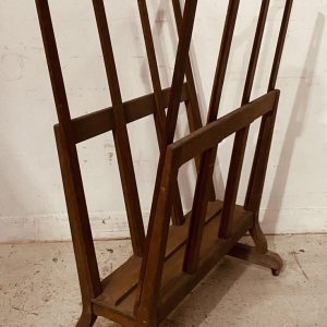 Solid oak cardboard or print holder, 20th century