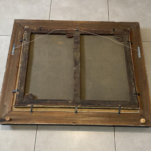 Schilderij "Stilleven met citroenen", olieverf op doek, 19e eeuw