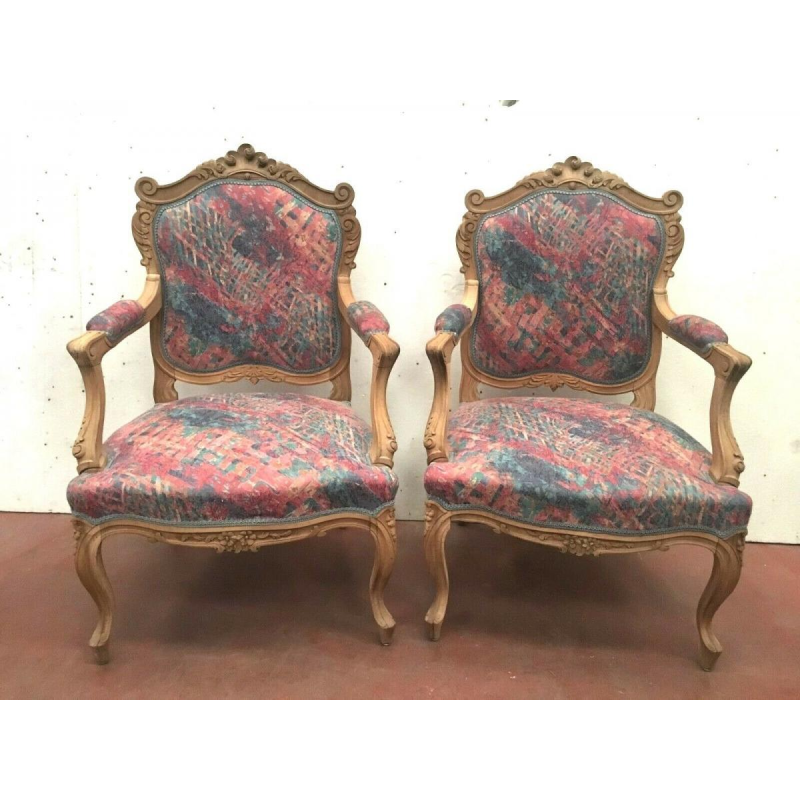 Louis XV style living room furniture, Rococo sofa and armchairs, 20th century