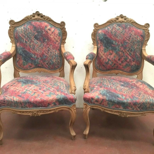 Louis XV style living room furniture, Rococo sofa and armchairs, 20th century