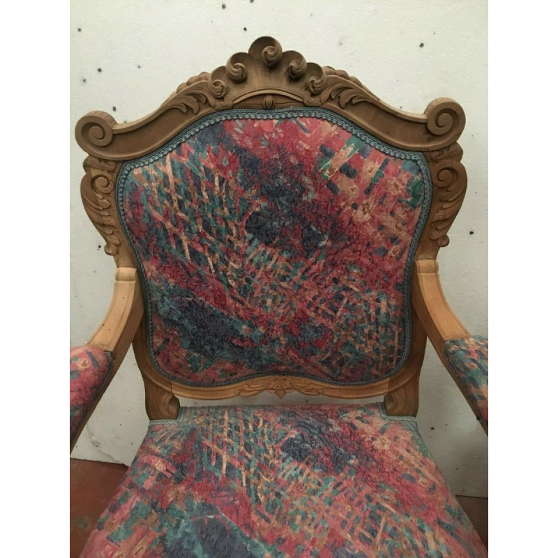 Woonkamermeubels in Lodewijk XV-stijl, rococo bank en fauteuils, 20e eeuw