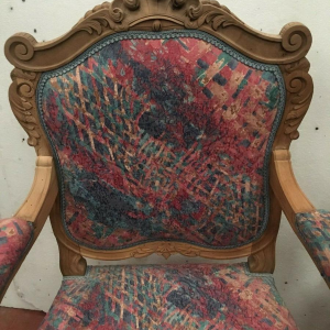 Louis XV style living room furniture, Rococo sofa and armchairs, 20th century