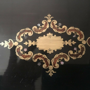 Napoleon III-penningendoos, Boulle-inlegwerkkist, 19e eeuw