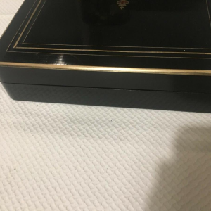 Boîte à jetons Napoléon III, coffret en marqueterie Boulle, XIXe siècle