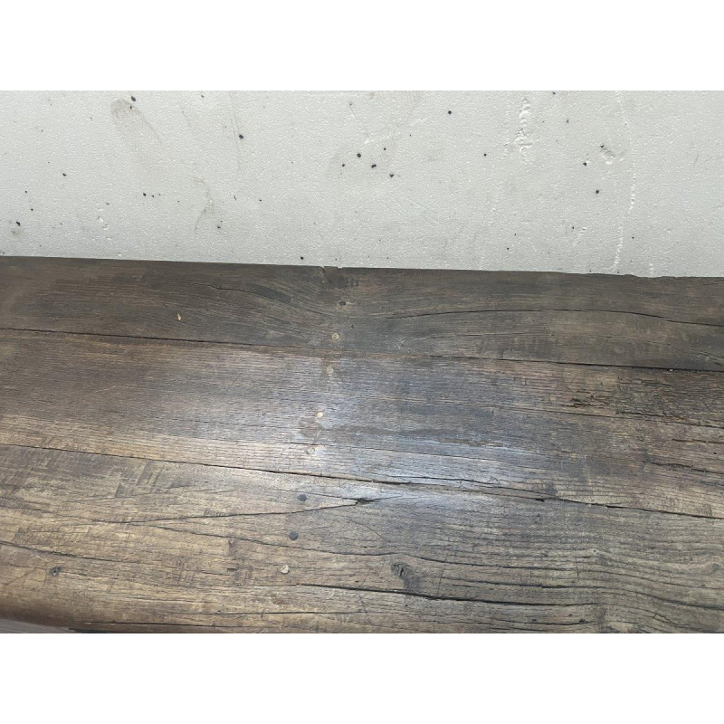 Solid elm chest with star decoration, 18th century