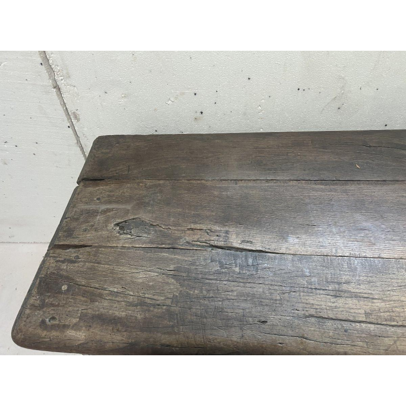 Solid elm chest with star decoration, 18th century