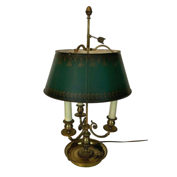 Lampe bouillotte en bronze et tôle, XXᵉ siècle