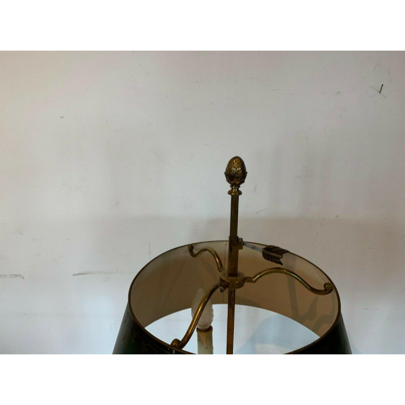 Lampe bouillotte en bronze et tôle, XXᵉ siècle