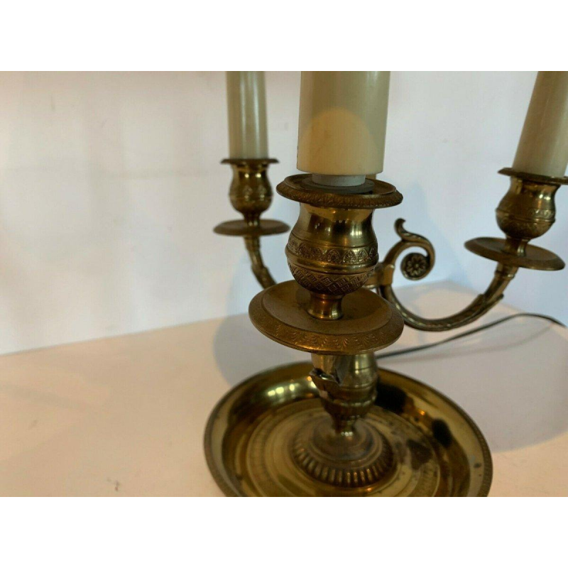 Lampe bouillotte en bronze et tôle, XXᵉ siècle