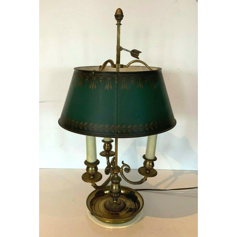 Lampe bouillotte en bronze et tôle, XXᵉ siècle
