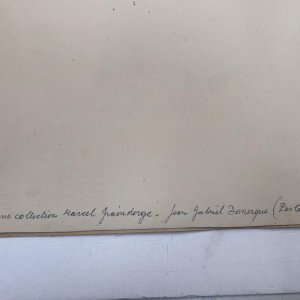 Jean-Gabriel Domergue (toegeschreven aan) "Elegante" pasteltekening op papier