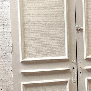 Set of three double-sided molded passage doors, 19th century