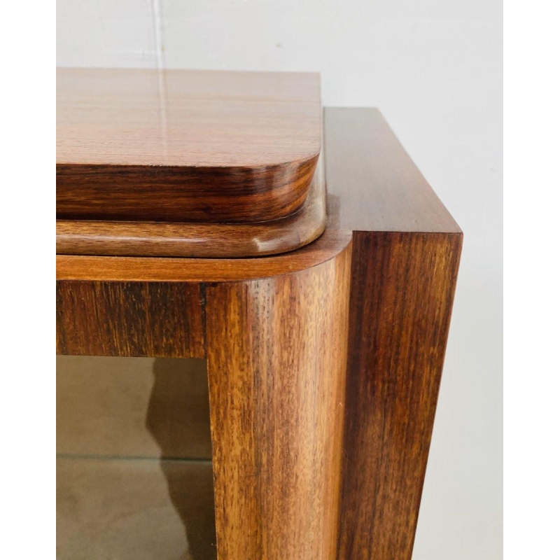 Art Deco vitrinekast van mahoniehout en fineer, 20e eeuw