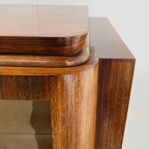 Art Deco display cabinet in mahogany and veneer, 20th century