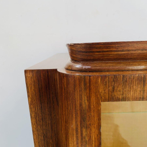 Art Deco display cabinet in mahogany and veneer, 20th century