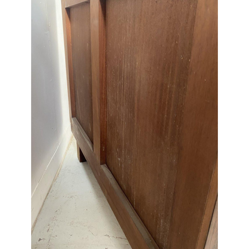 Art Deco display cabinet in mahogany and veneer, 20th century
