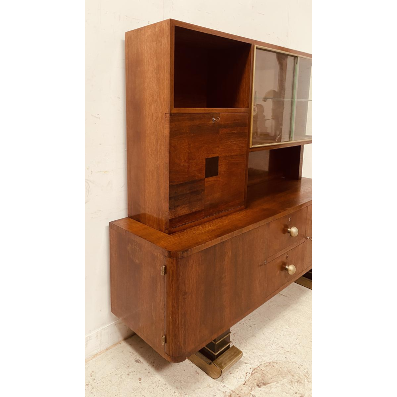 Architectonische vitrinekast uit de Art Deco-periode, 20e eeuw