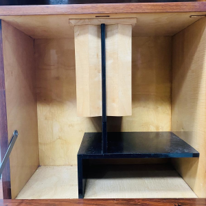 Art Deco period architectural display cabinet, 20th century