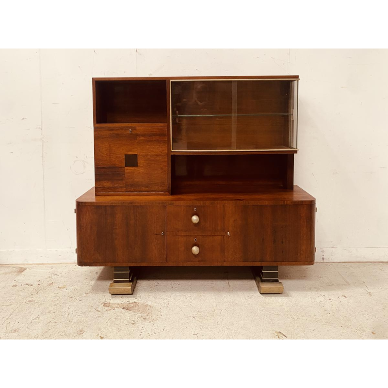 Architectonische vitrinekast uit de Art Deco-periode, 20e eeuw