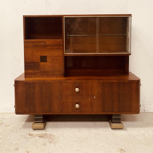 Architectonische vitrinekast uit de Art Deco-periode, 20e eeuw