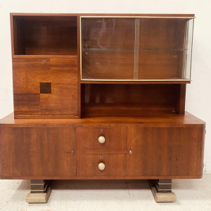 Art Deco period architectural display cabinet, 20th century