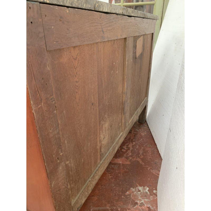 Commode d’époque Empire à colonnes détachées, acajou flammé, XIXᵉ siècle