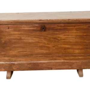 Chest in solid poplar stained walnut, 19th century