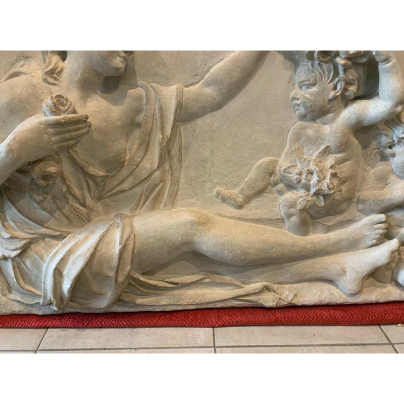 Stucco bas-relief depicting a scene in the antique style, 20th century