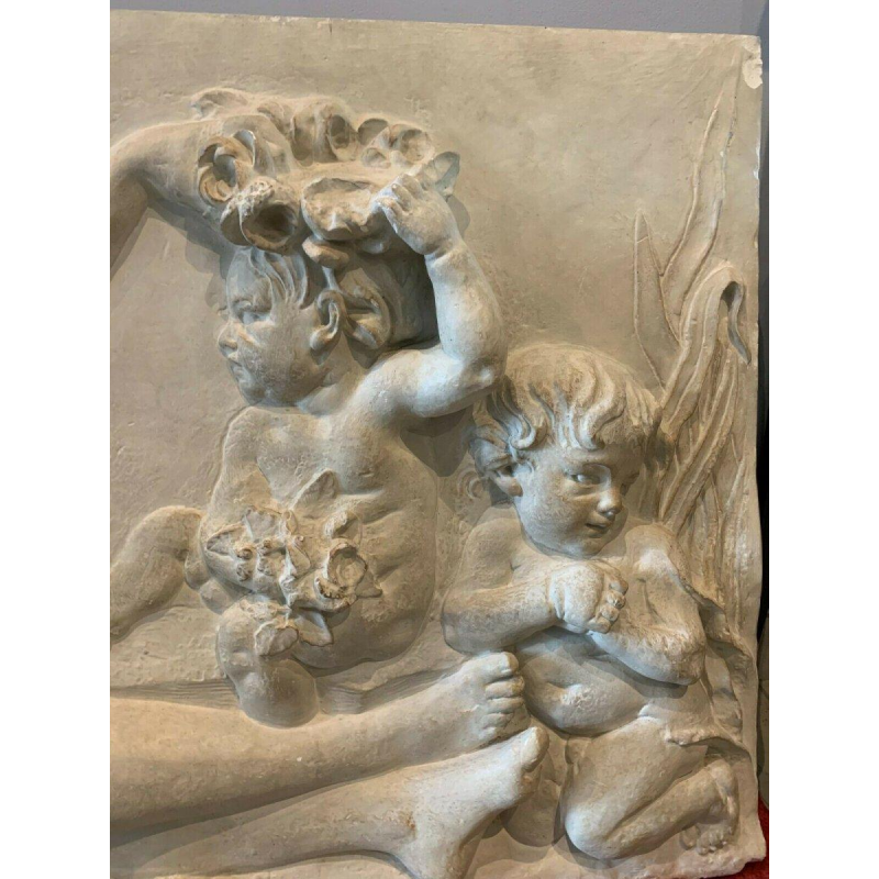 Stucco bas-relief depicting a scene in the antique style, 20th century