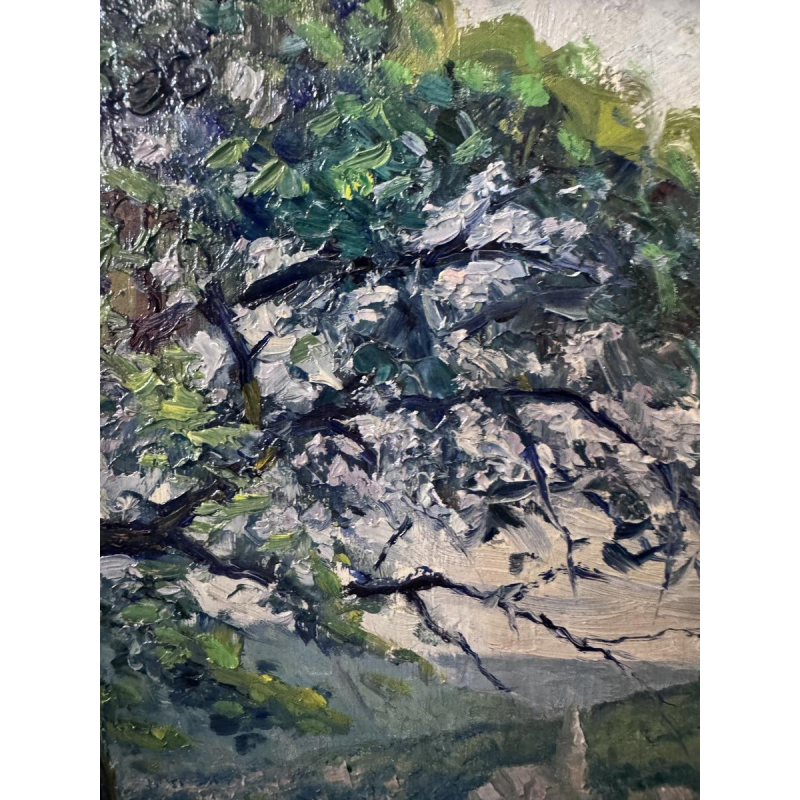 Eugène COLIGNON “Meuse Valley at Profondeville” oil painting on canvas mounted on canvas