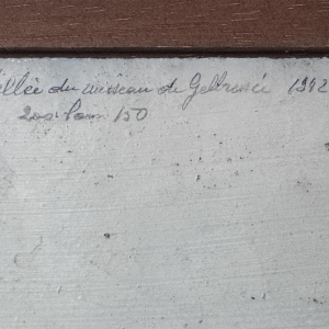 Eugène COLIGNON “Vallei van de Gelbressée-stroom 1942” olieverf op paneel