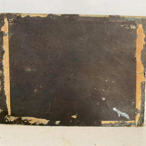 Alphonse Chigot "Military Scene" oil painting on panel, 19th century