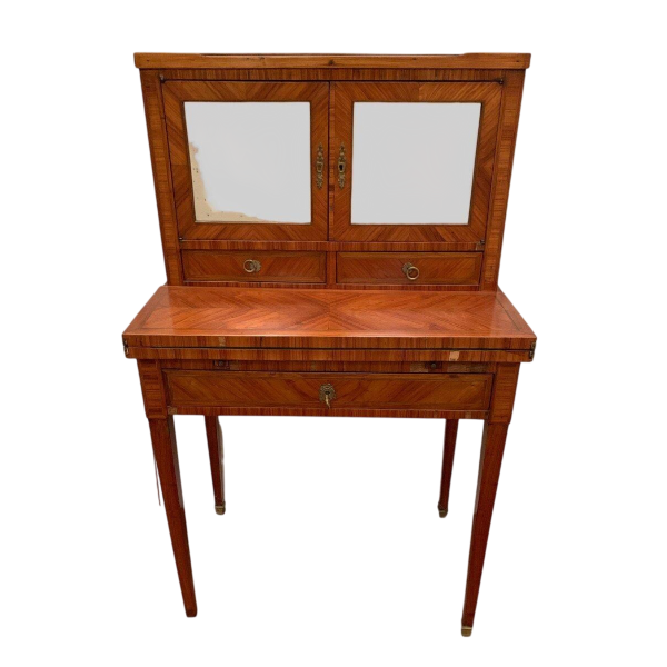 Louis XVI style rosewood lady's writing desk, 19th century