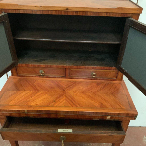 Louis XVI style rosewood lady's writing desk, 19th century