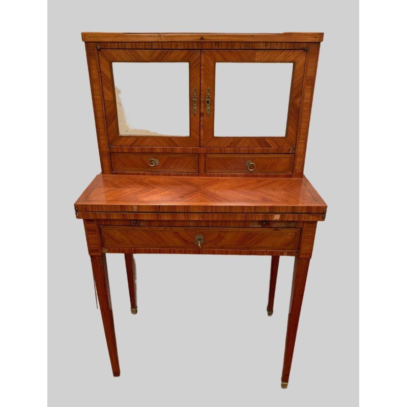 Bureau de dame en bois de rose de style Louis XVI, XIXᵉ siècle