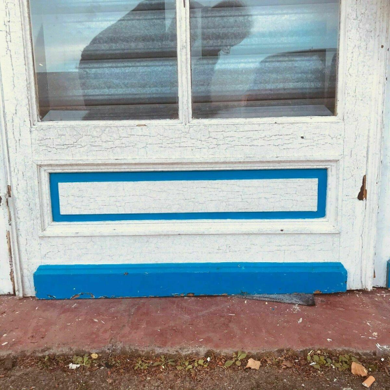 Set van 4 glazen deuren, verdeeld in vier panelen met facetgeslepen ruiten, begin 20e eeuw