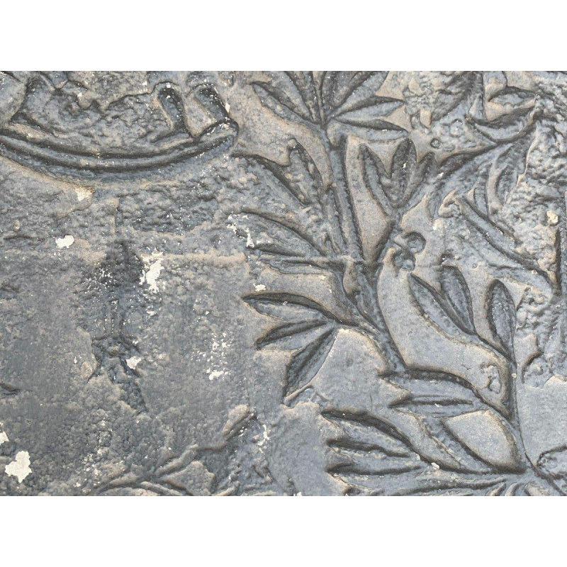 Cast iron fireplace backplate, 18th century