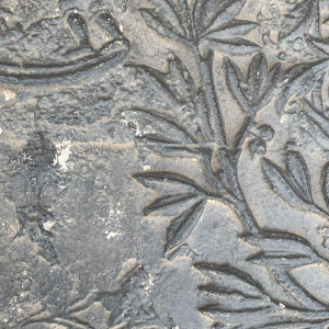 Plaque de fond de cheminée en fonte, XVIIIᵉ siècle