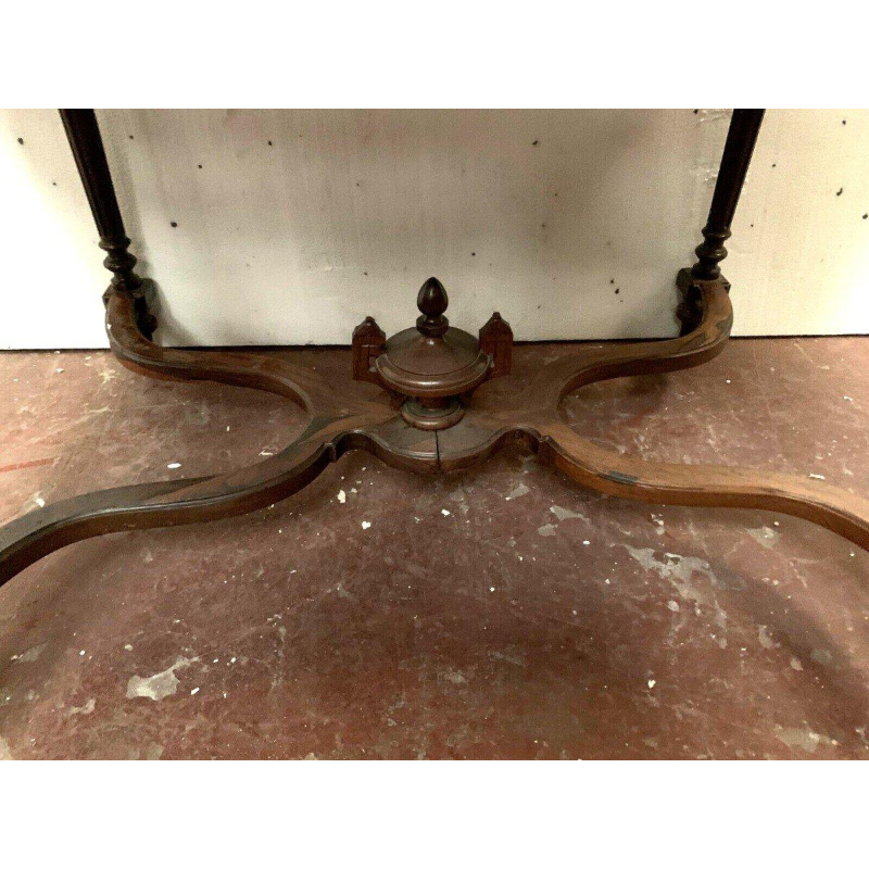 Napoleon III style rosewood and veneer desk, 19th century