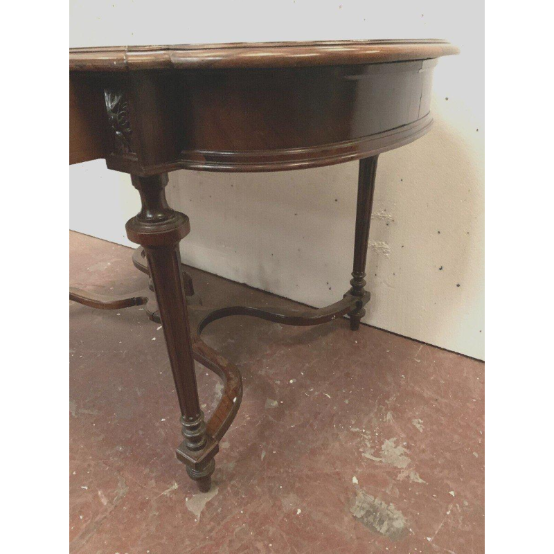 Bureau in Napoleon III-stijl, gemaakt van palissanderhout en fineer, 19e eeuw.