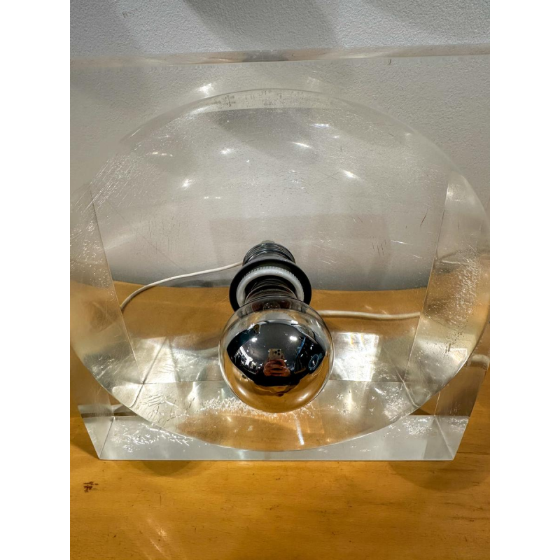Michel Dumas, plexiglass lamp, 1970s