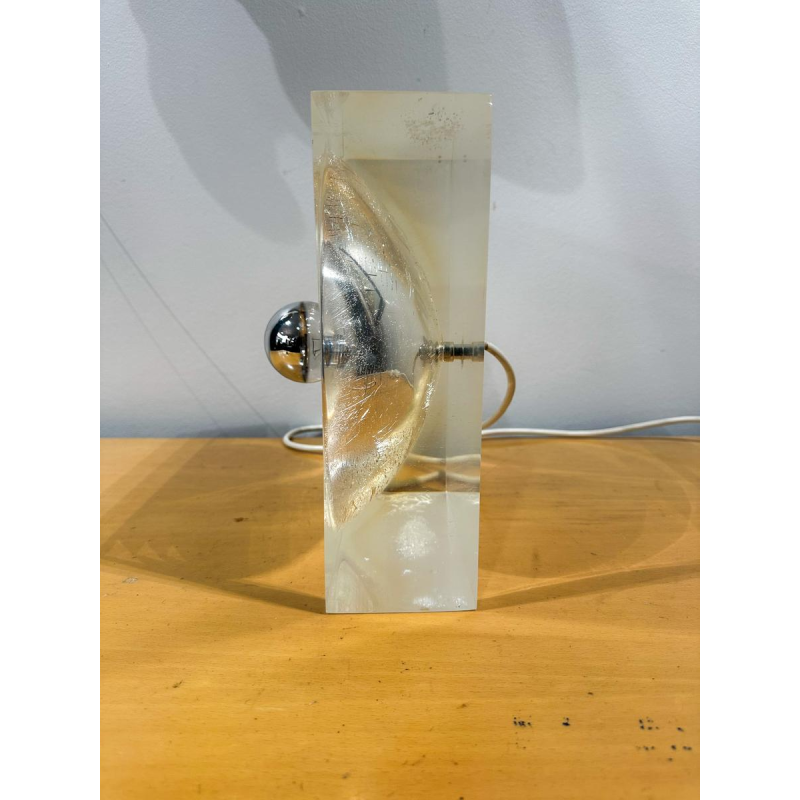 Michel Dumas, plexiglas lamp, jaren 70