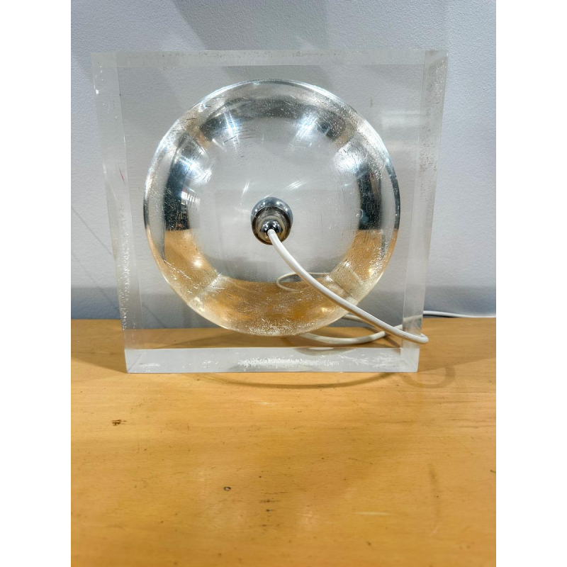 Michel Dumas, lampe en plexiglas, années 70