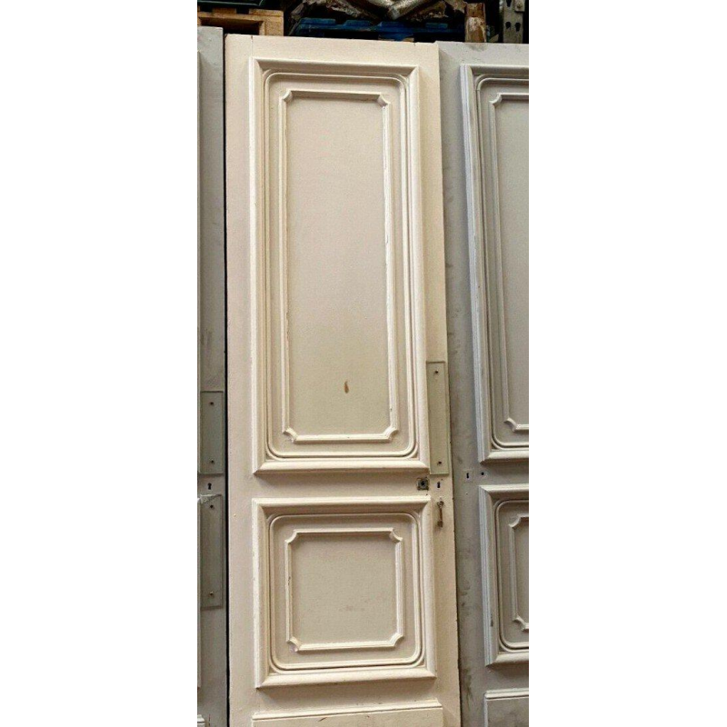 Set of five double-sided, molded Haussmann-style doors, 19th century