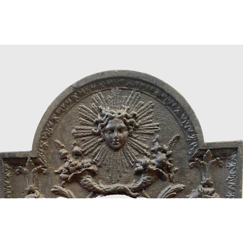 Cast iron fireplace backplate, 19th century