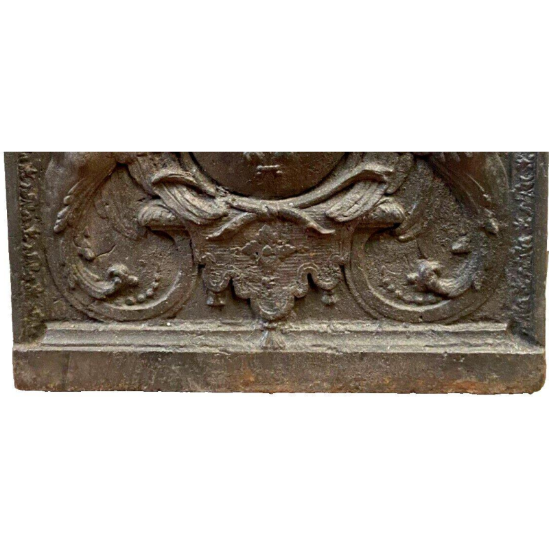 Cast iron fireplace backplate, 19th century
