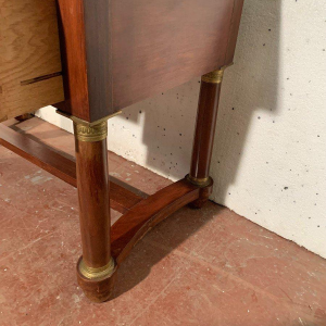 Bureau in Empire-stijl van mahoniehout en fineer, 20e eeuw.