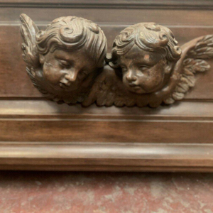 Napoleon III style planter in solid oak, 20th century