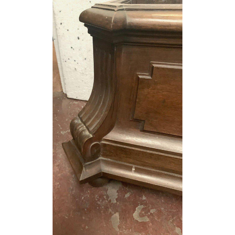 Jardinière de style Napoléon III en chêne massif, XXᵉ siècle