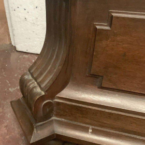 Napoleon III style planter in solid oak, 20th century